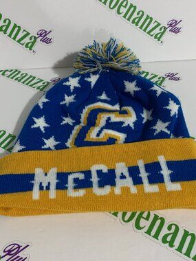 Headgear Classics Beanie Hat Love & Basketball Quincy McCall Knit Cap Pom Blue